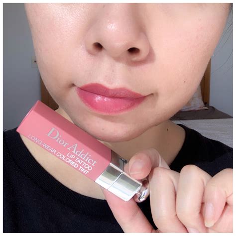 review dior lip tattoo|dior addict lip tint shades.